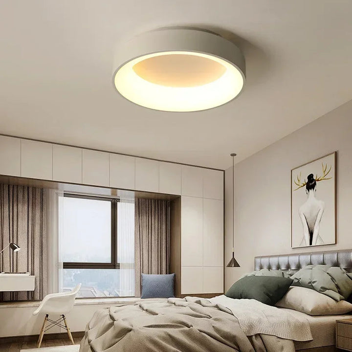 Minimalist Round Flush Mount Ceiling Light 5