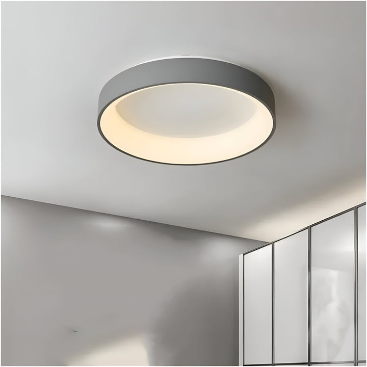 Minimalist Round Flush Mount Ceiling Light 7