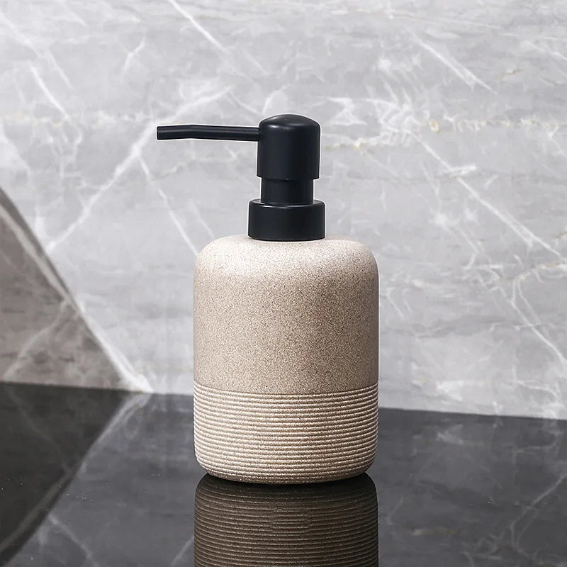 Minimalist Stone Bathroom Set 18
