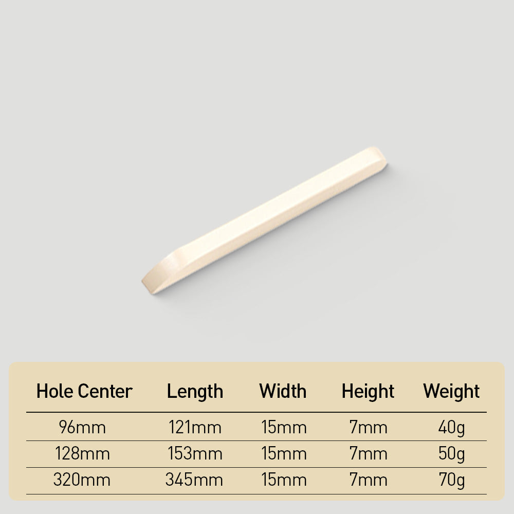 Soft-Curve Aluminum Cabinet Pulls