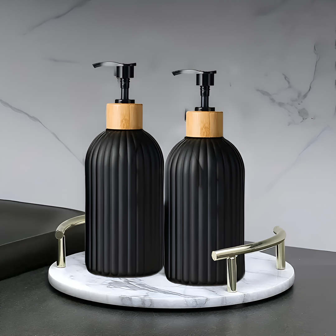 Modern Bamboo Soap Dispenser 0