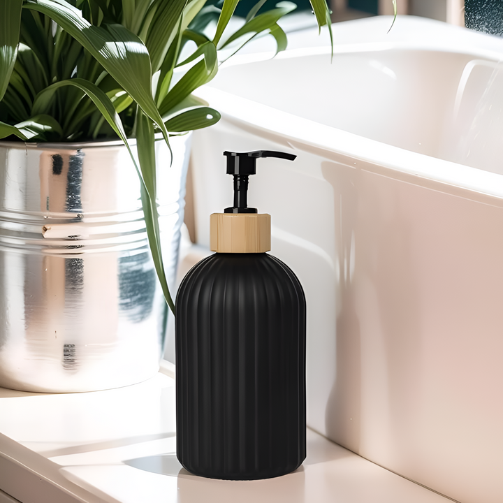 Modern Bamboo Soap Dispenser 1