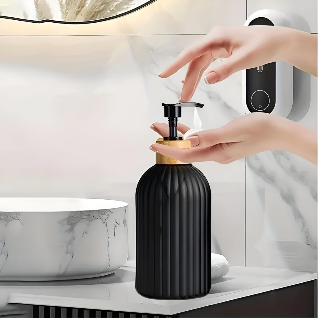 Modern Bamboo Soap Dispenser 2