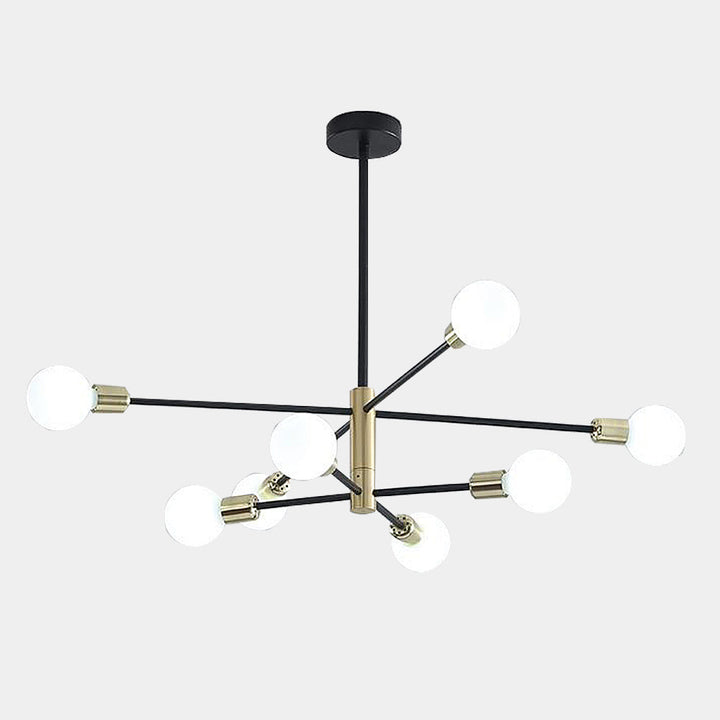 Modern Black Gold Chandelier 1