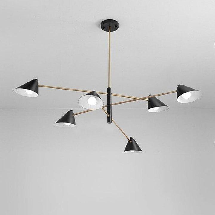 Modern Black and Gold Chandelier 10