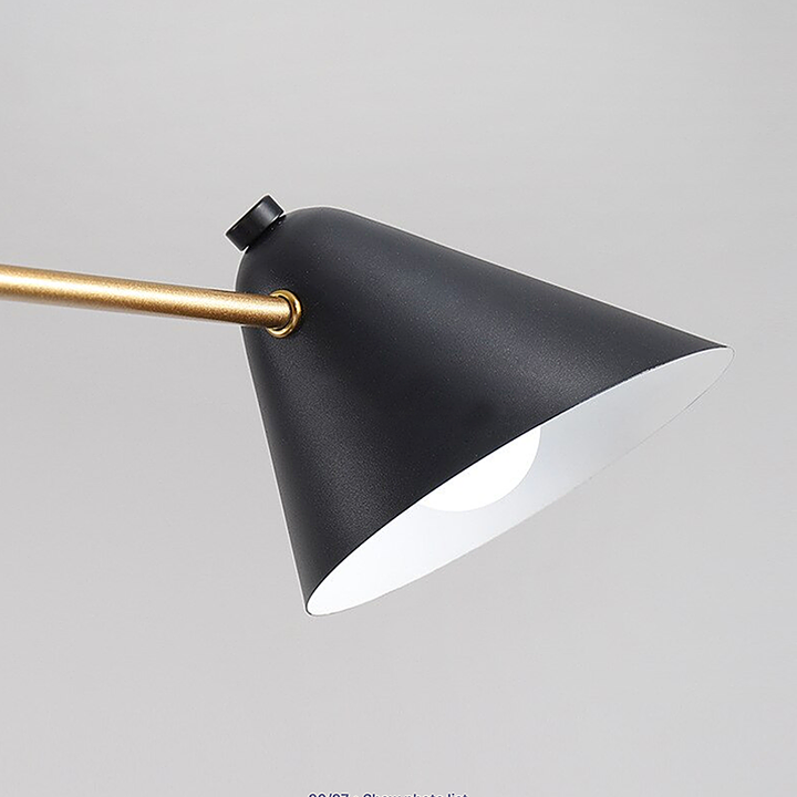 Modern Black and Gold Chandelier 6