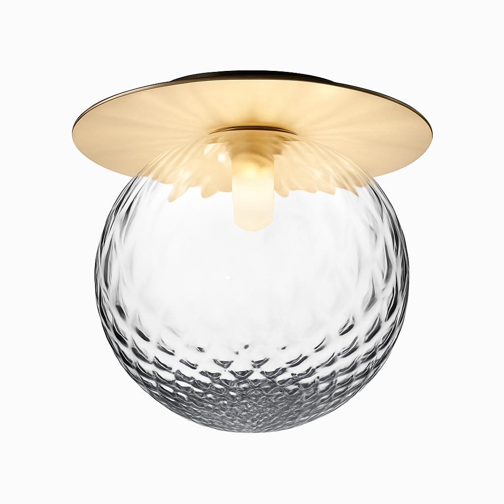 Modern Gold Flush Mount Ceiling Light 0