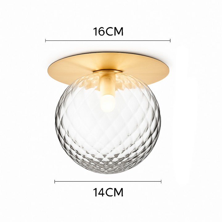 Modern Gold Flush Mount Ceiling Light 4