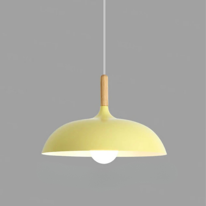 Modern Oak Pendant Light Fixture 10