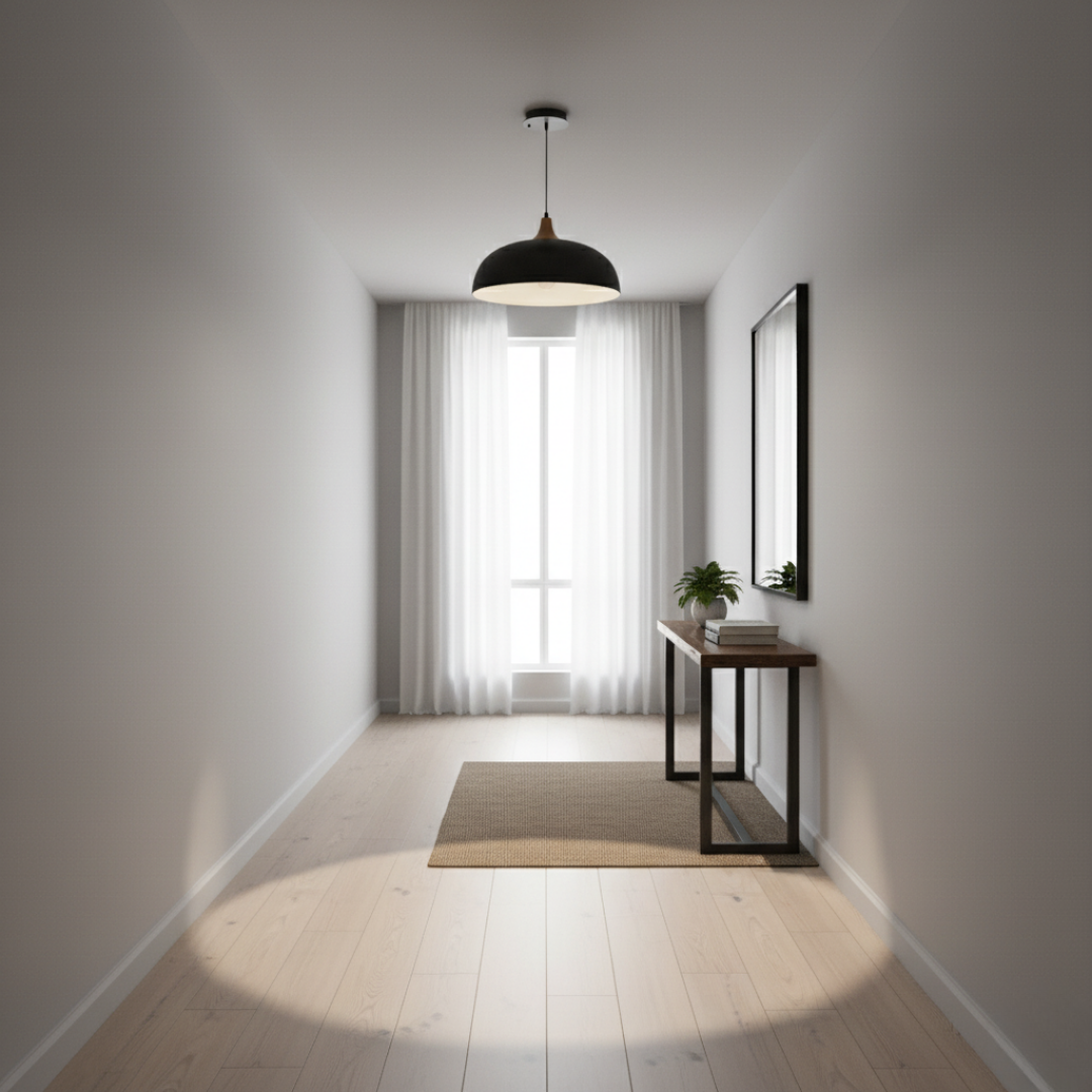 Modern Oak Pendant Light Fixture 3