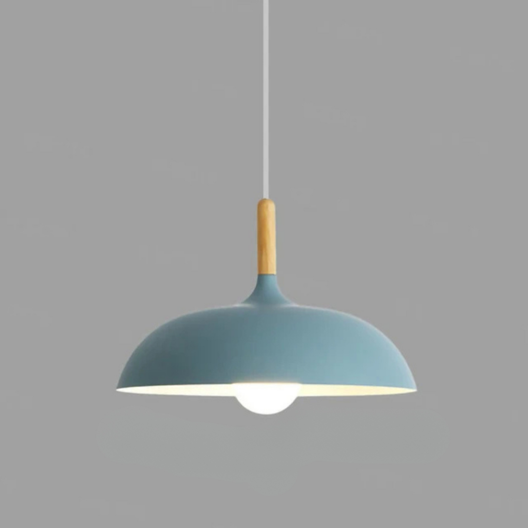 Modern Oak Pendant Light Fixture 8