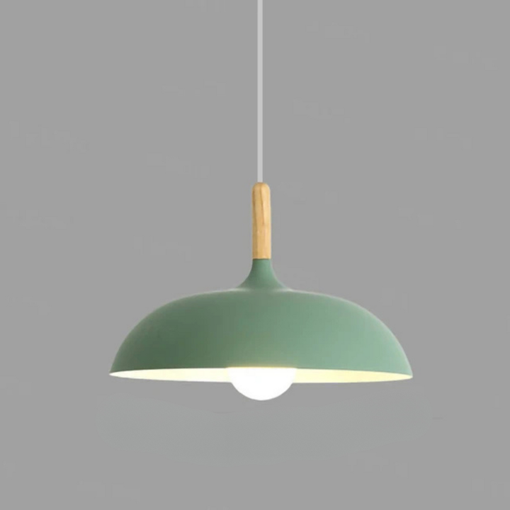 Modern Oak Pendant Light Fixture 9