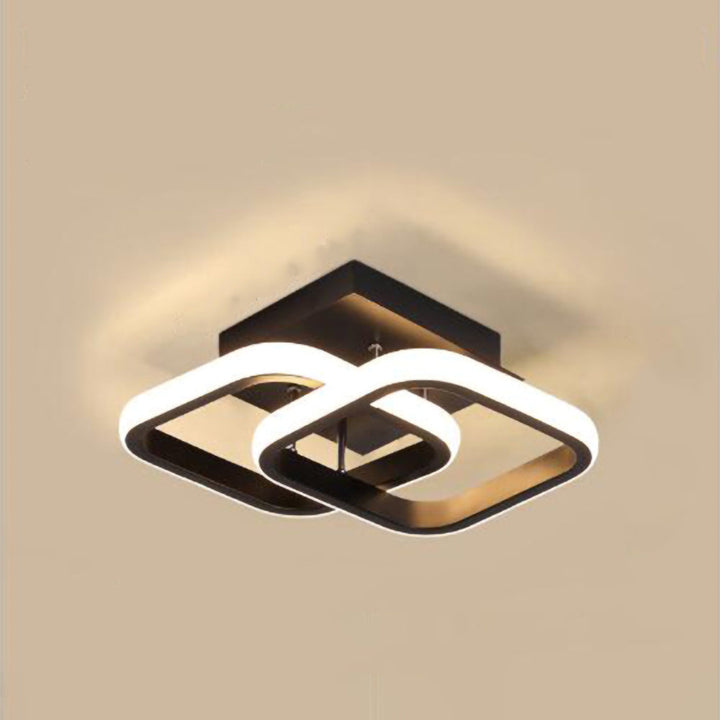 Modern White Flush Mount Ceiling Light 11