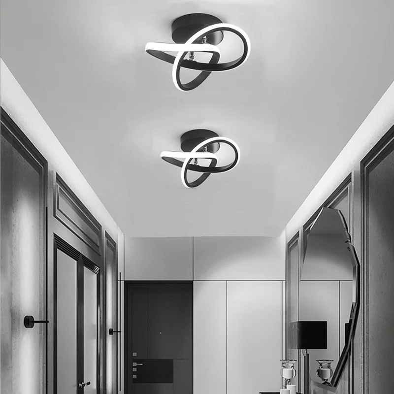 Modern White Flush Mount Ceiling Light 2