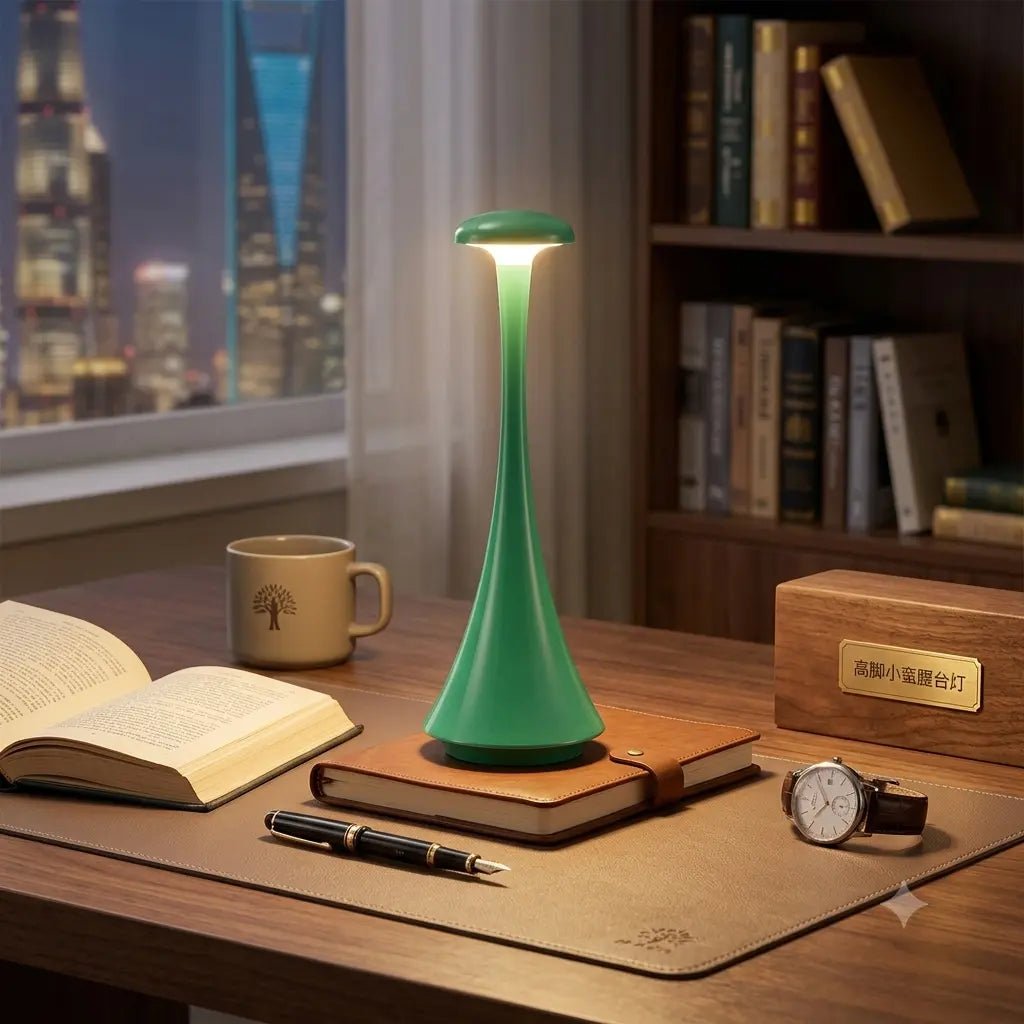 Cordless Hourglass Table Lamp group of colors