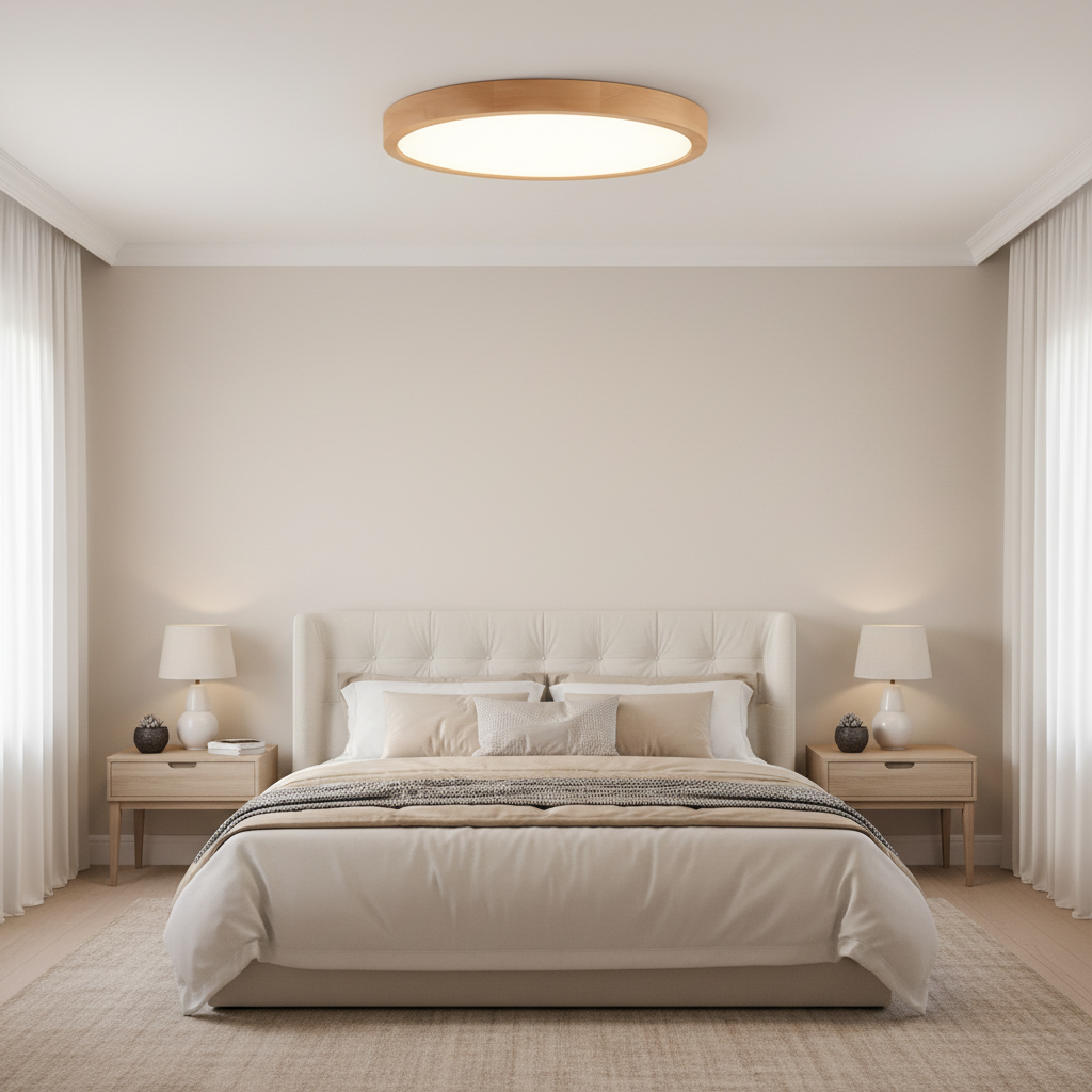 Modern Wooden Ceiling Light 1