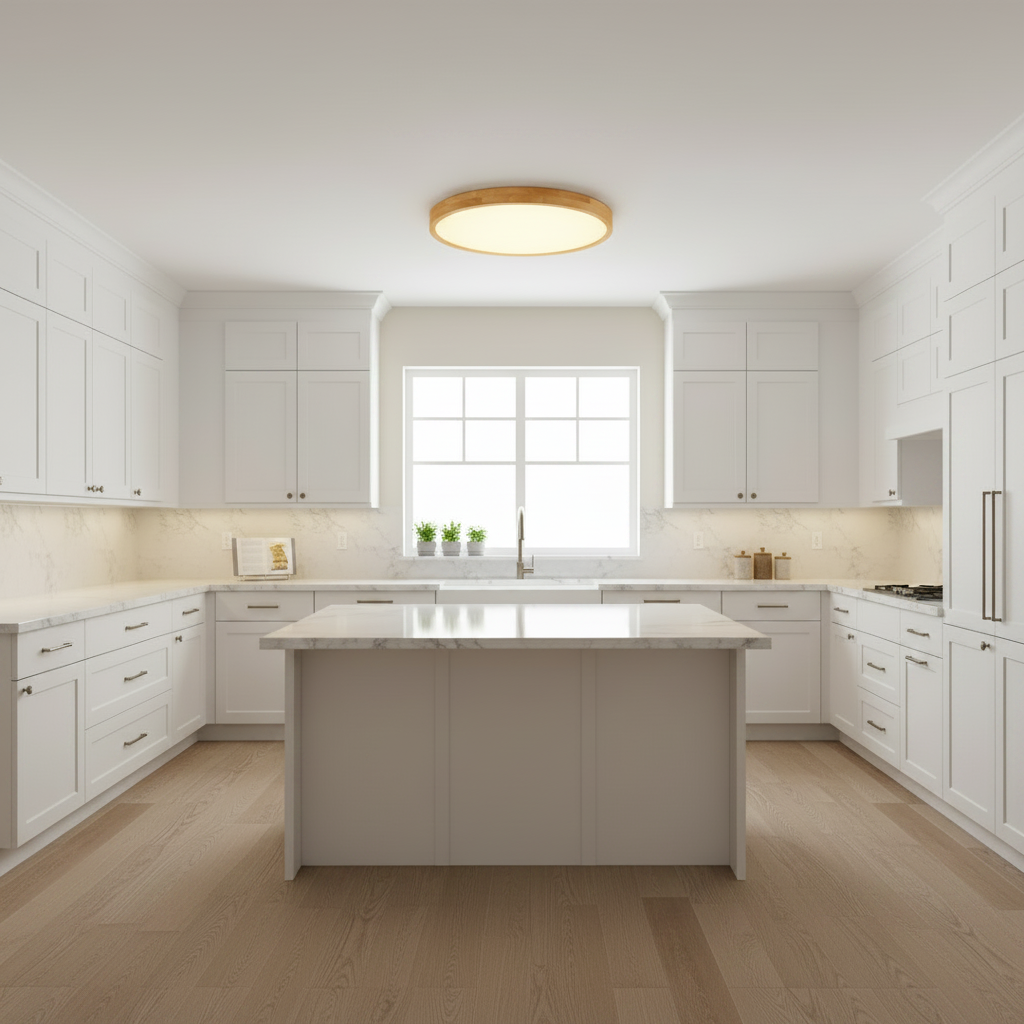 Modern Wooden Ceiling Light 2
