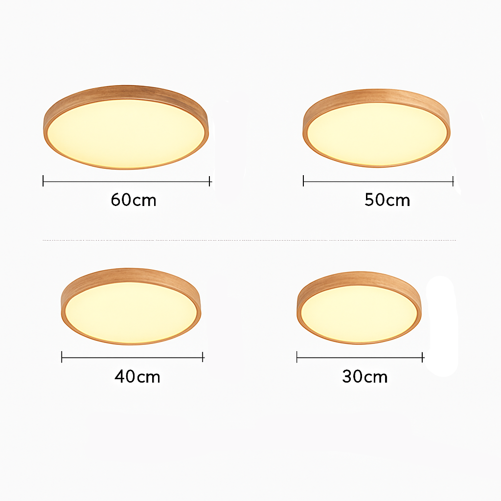 Modern Wooden Ceiling Light 4