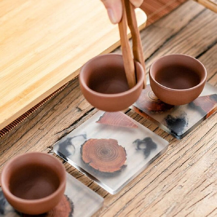 Pine Resin Drink Coasters