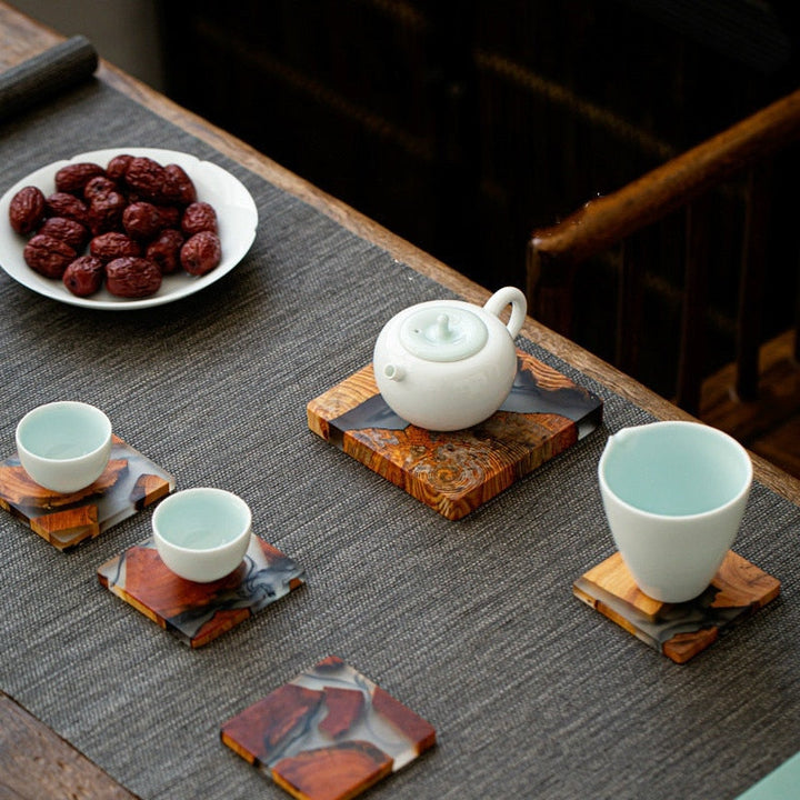 Pine Resin Drink Coasters