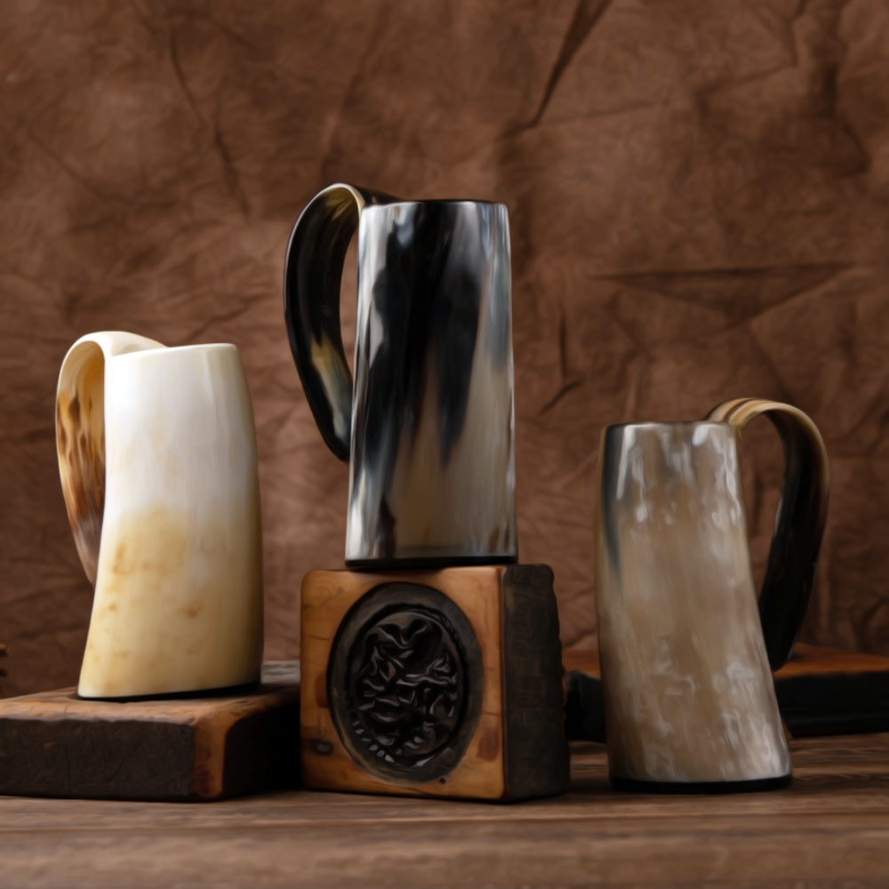Natural Horn Drinking Mug 4