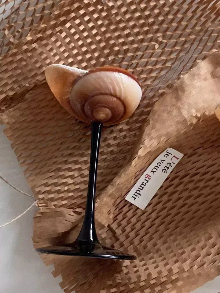 Natural Shell Wine Glass 1