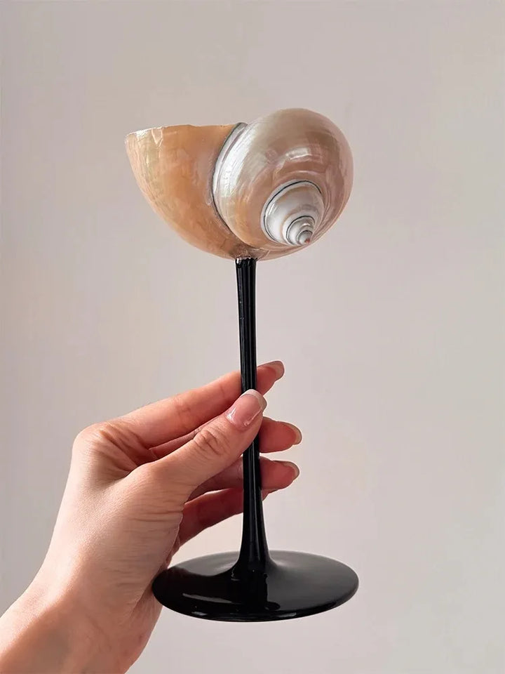 Natural Shell Wine Glass 12