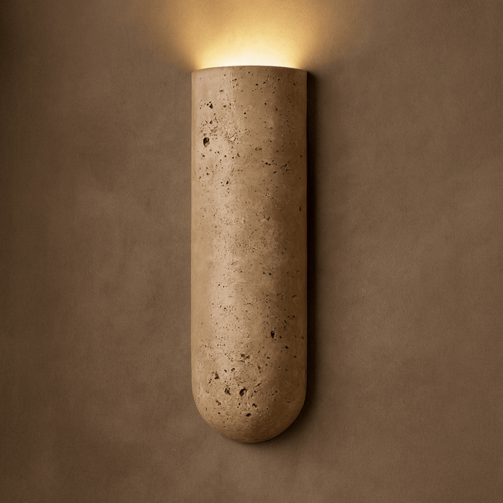Natural Travertine Wall Sconce 3