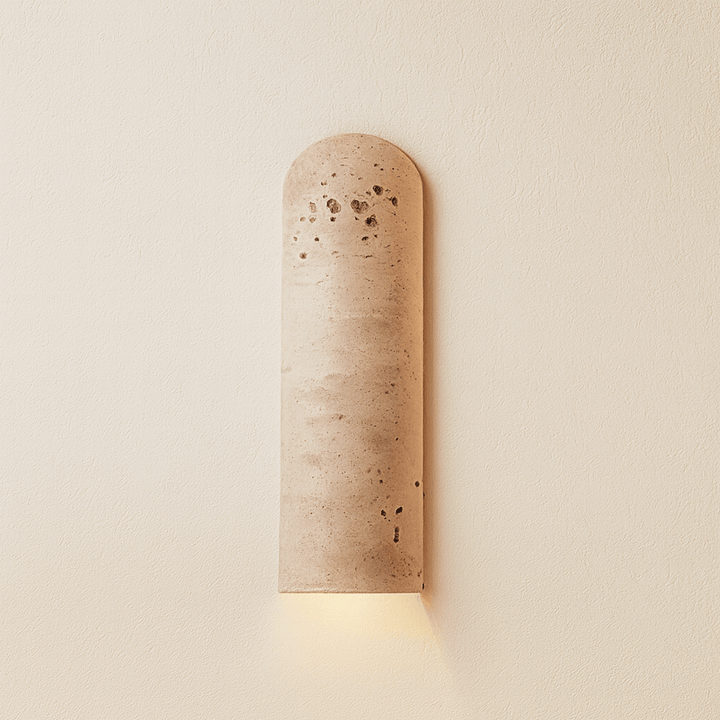 Natural Travertine Wall Sconce 4