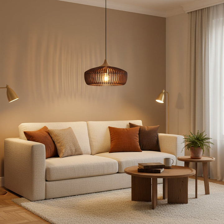 Natural Wood Pendant Light 1
