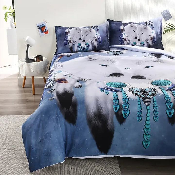Nature-Inspired Wolf Bedding Set 1