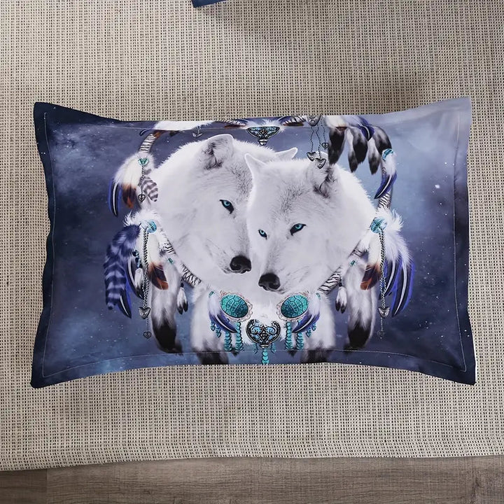 Nature-Inspired Wolf Bedding Set 6