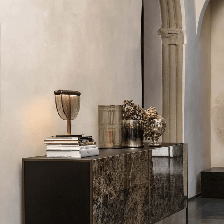 Nordic Amber Glass Table Lamp 3