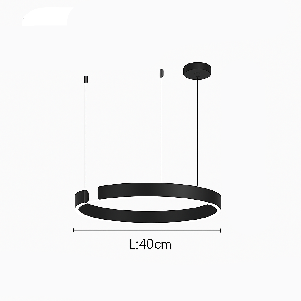 Nordic Black Pendant Light 7