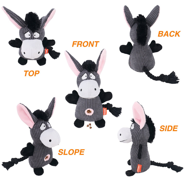 Velvet Plush Squeaker Chew Toy
