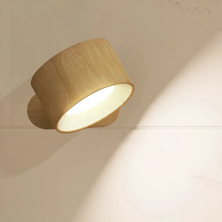 Cordless Magnetic LED Wall Light - Rechargeable, Dimmable, Easy Stick-On, 360° Adjustable