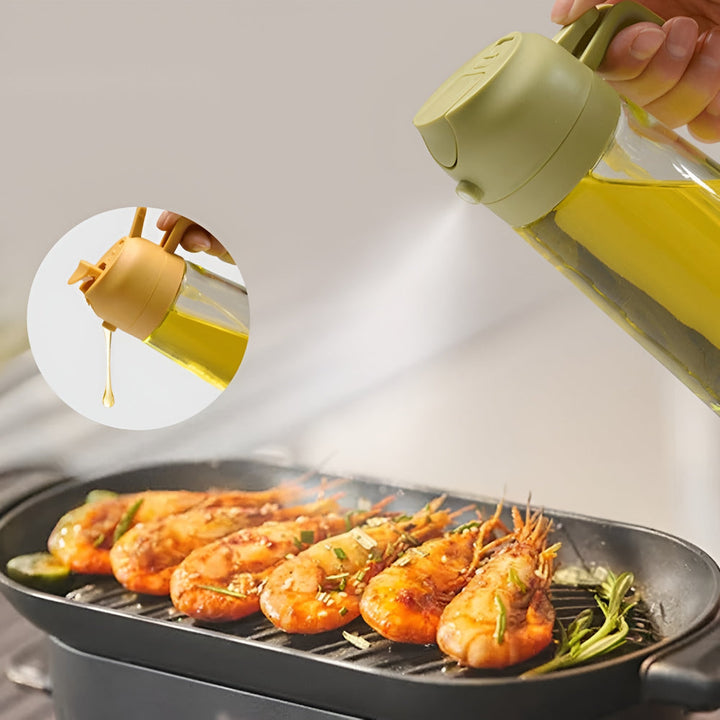Refillable Glass Oil Sprayer kitchen use