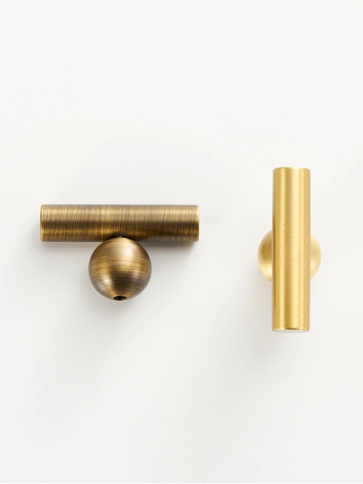 Brass Round Ball Cabinet Pull