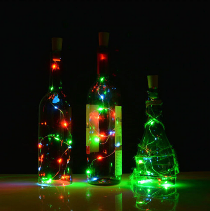 Cool White Mini LED Copper Wire Lights detail
