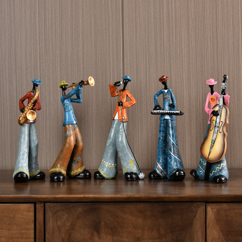 Playful Abstract Jazz Figurines 1
