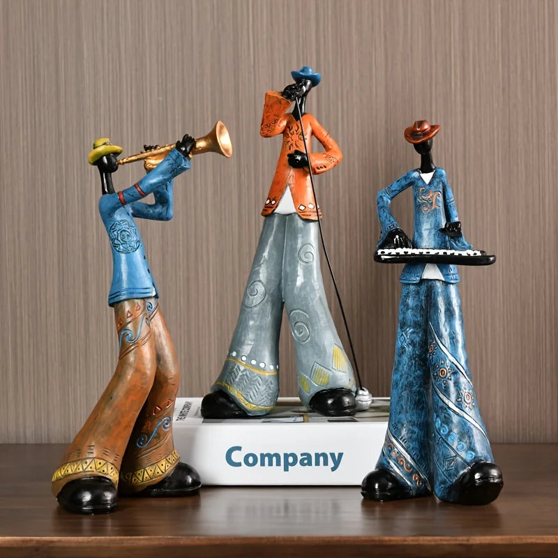 Playful Abstract Jazz Figurines 2