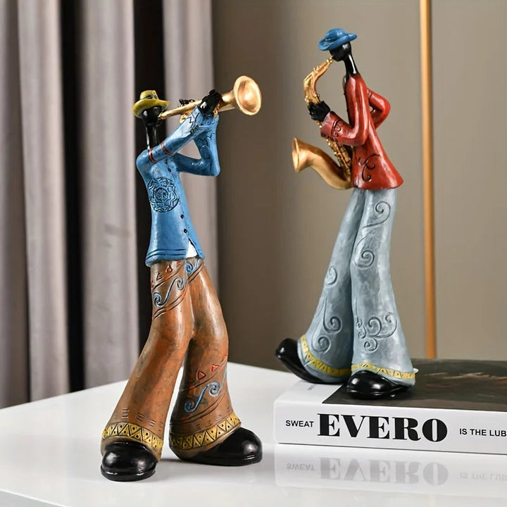 Playful Abstract Jazz Figurines 3