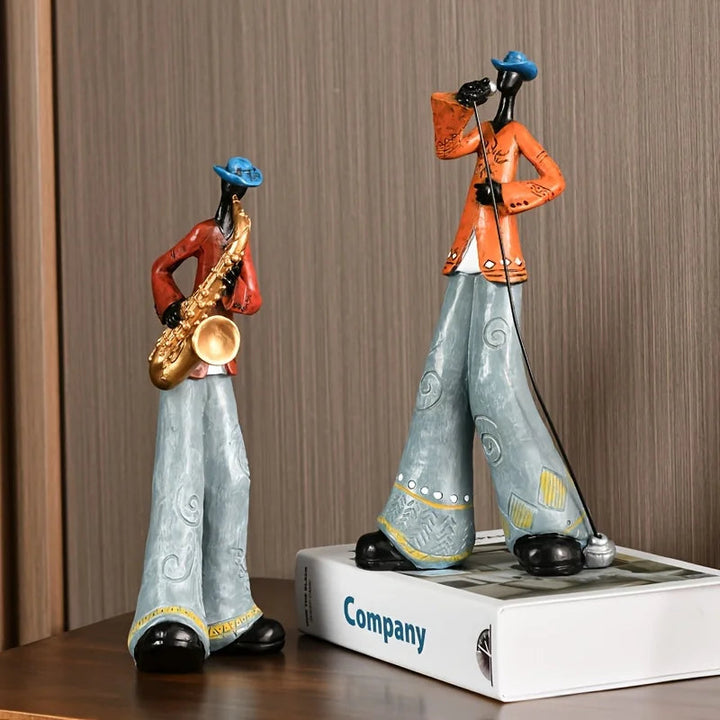 Playful Abstract Jazz Figurines 4