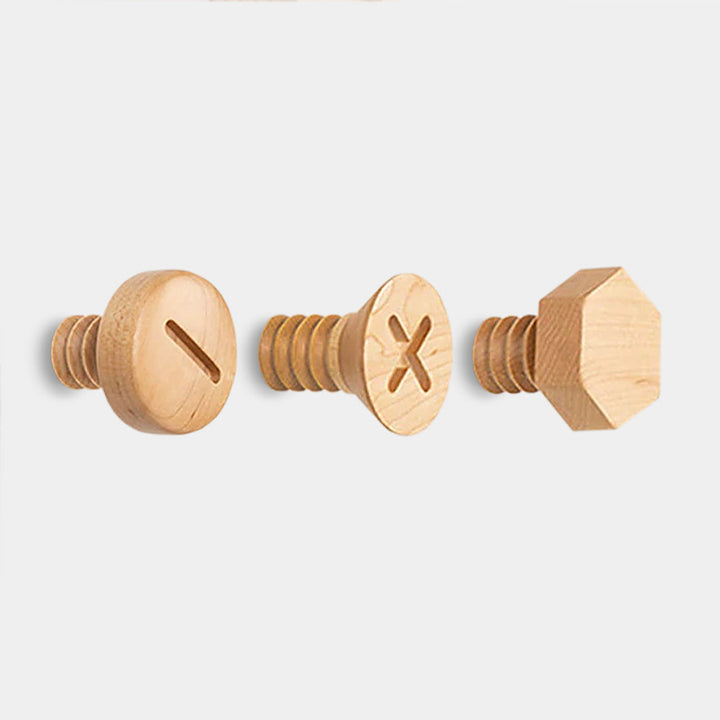 Playful Beech Wood Coat Hooks for Wall 1