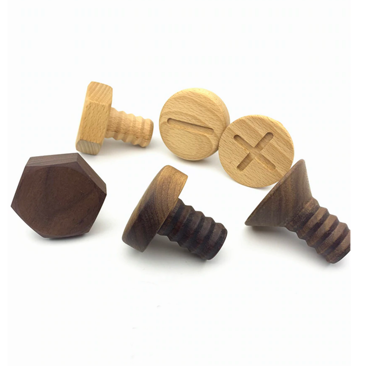 Playful Beech Wood Coat Hooks for Wall 3