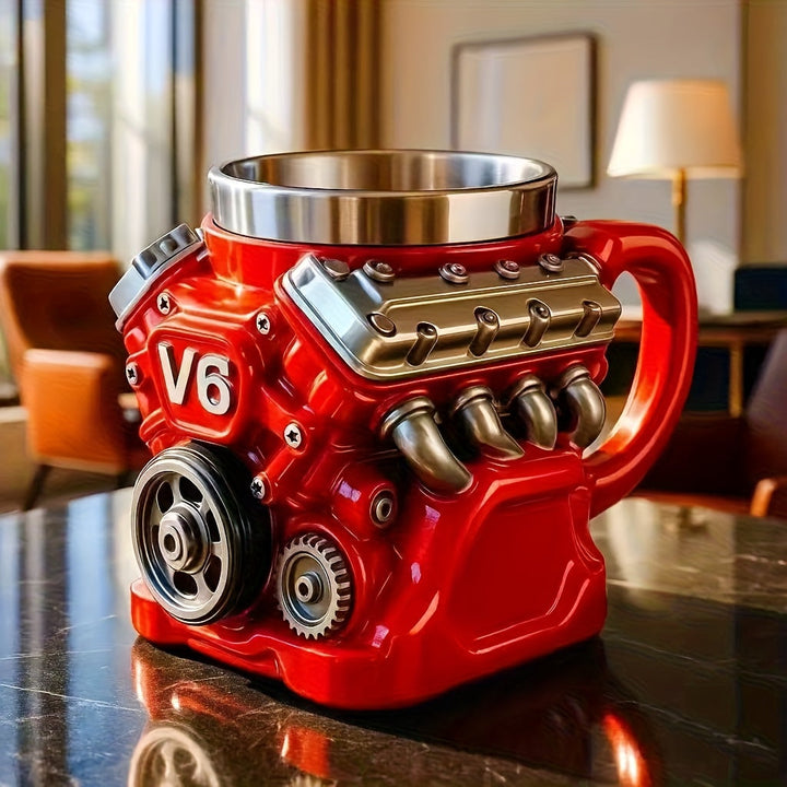 Playful Ceramic Engine Mug 0