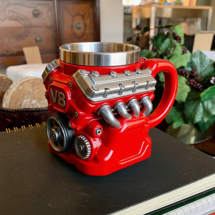 Playful Ceramic Engine Mug 2