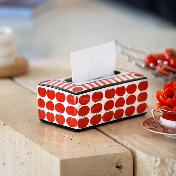 Playful Ceramic Tissue Box Cover 1