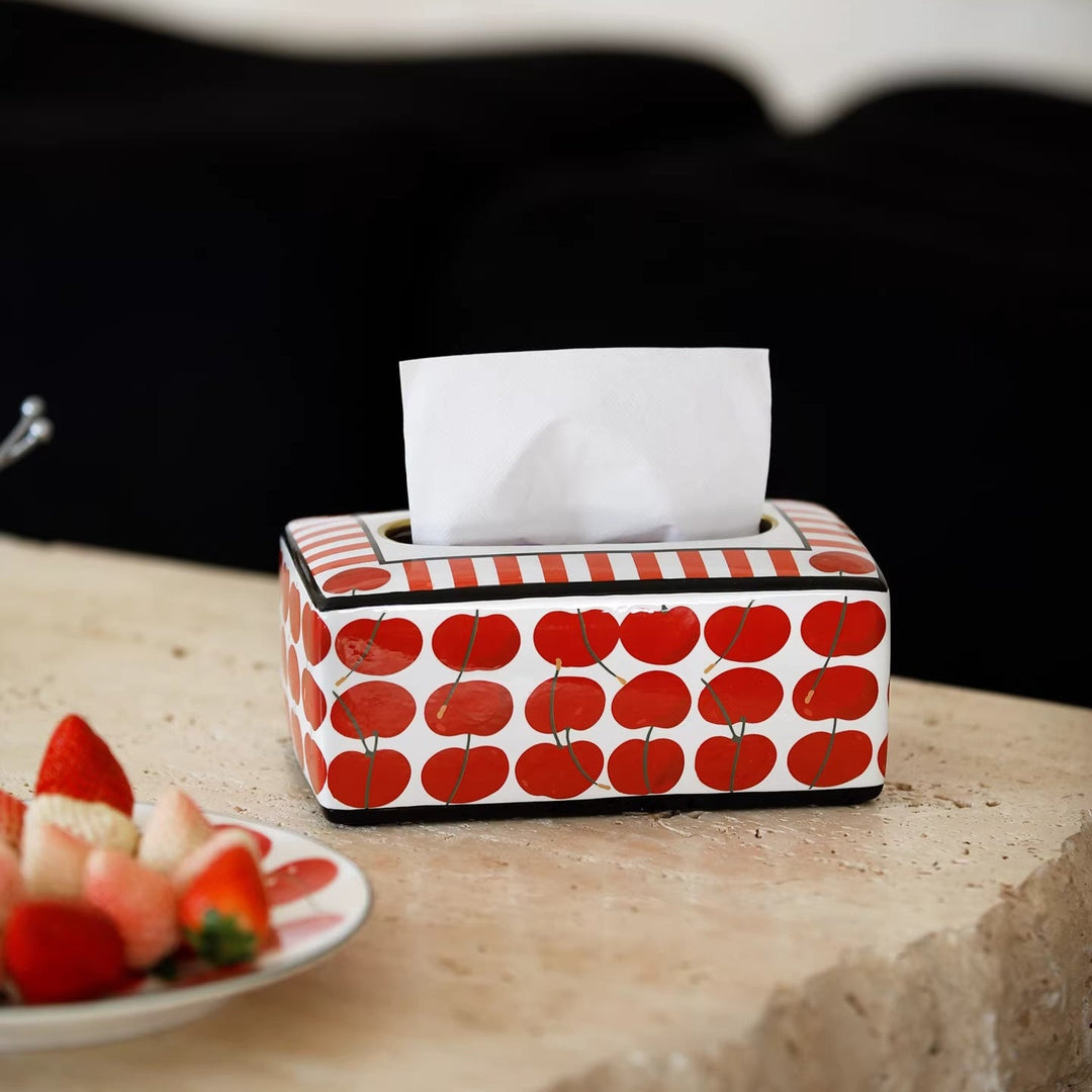 Playful Ceramic Tissue Box Cover 2