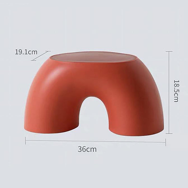 Playful Plastic Rainbow Stool 6
